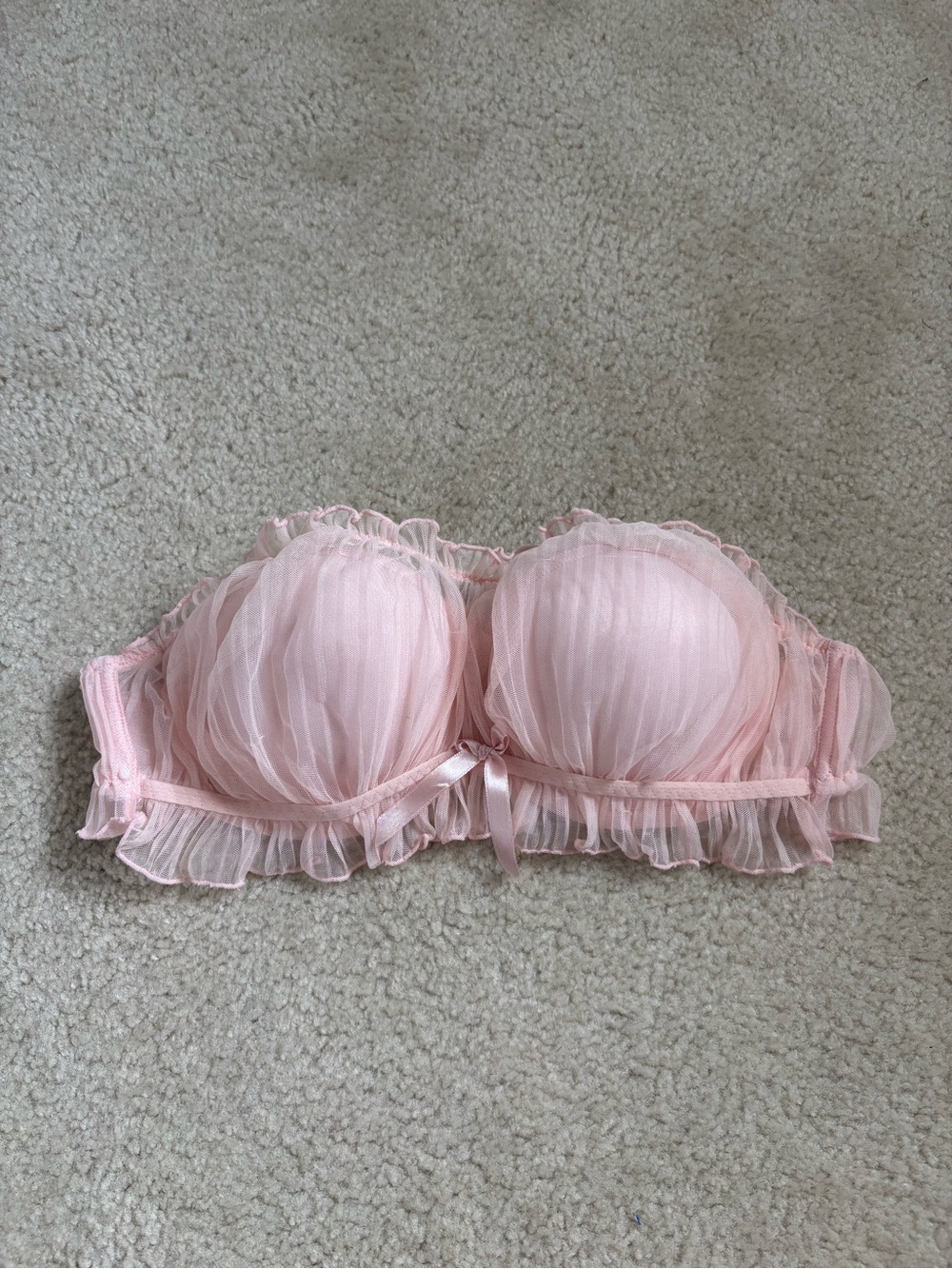 Jasmine Strapless Ruffle Bra